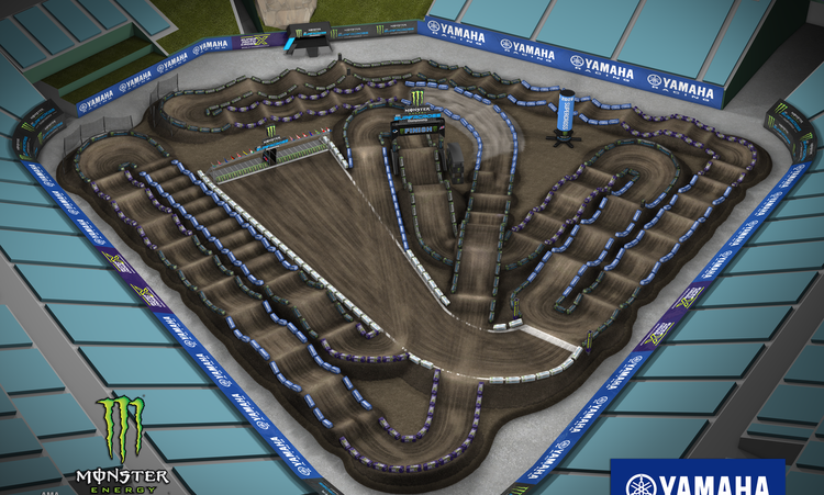 Les 17 pistes du Supercross US 2026