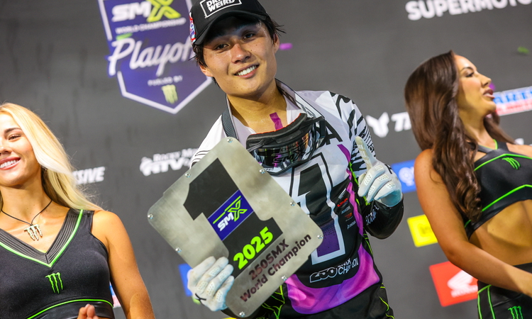 Jo Shimoda est Champion SMX 2025