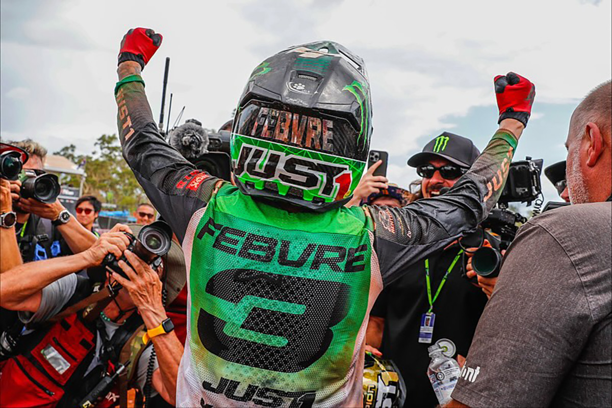 Romain Febvre est champion du monde MXGP