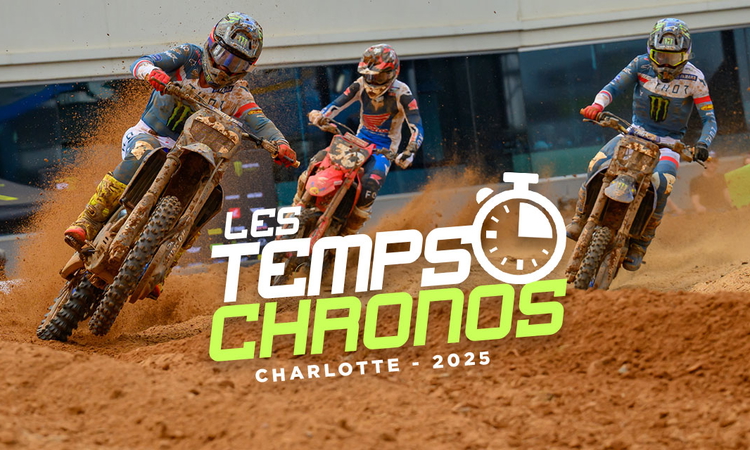 Les temps chronos du SMX de Charlotte