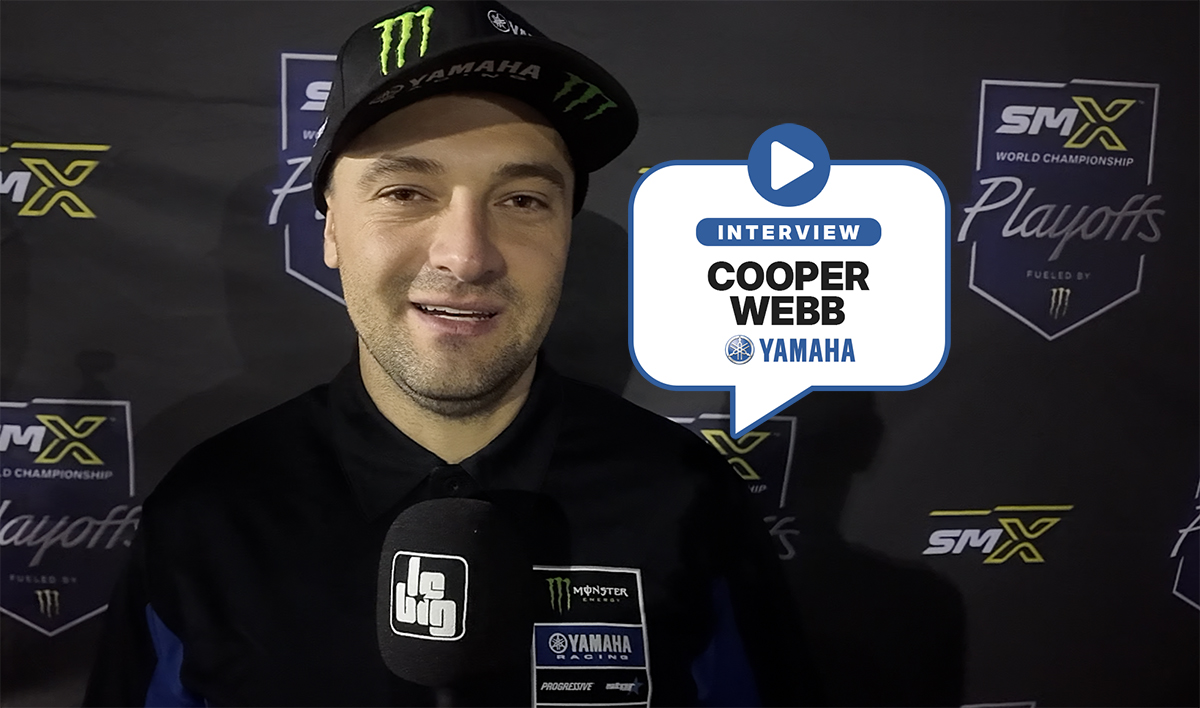 Cooper Webb : « J'ai galéré avec ma vitesse »