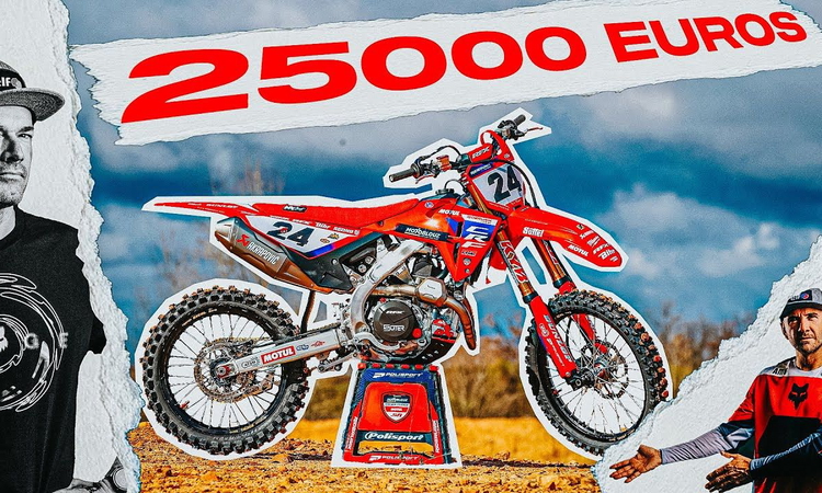 Une course amateur avec une 450 de MXGP
