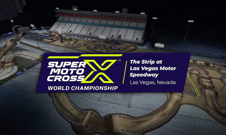 La piste virtuelle du SMX de Las Vegas
