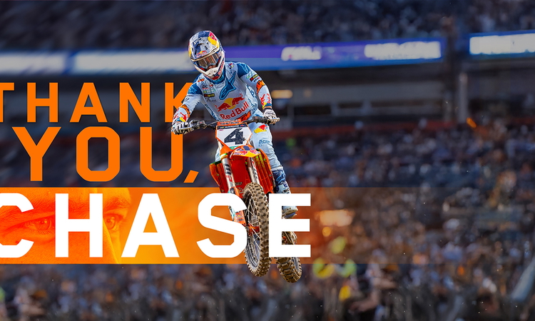Les remerciements de KTM à Chase Sexton