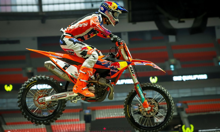 Eli Tomac découvre la piste de Vancouver