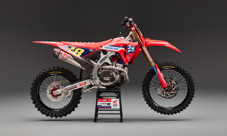 La Honda CRF450R de Jett Lawrence