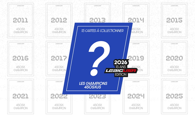 Collectionnez les cartes LBU du SX US 450 (2011-2026)