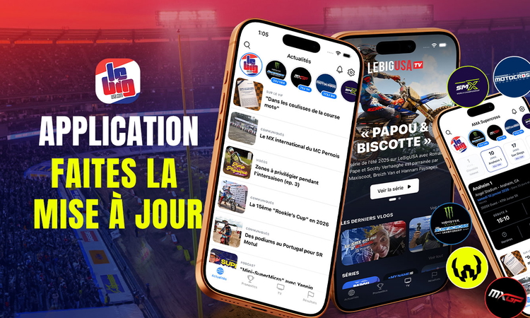 Faites la mise à jour de l'app' LeBigUSA