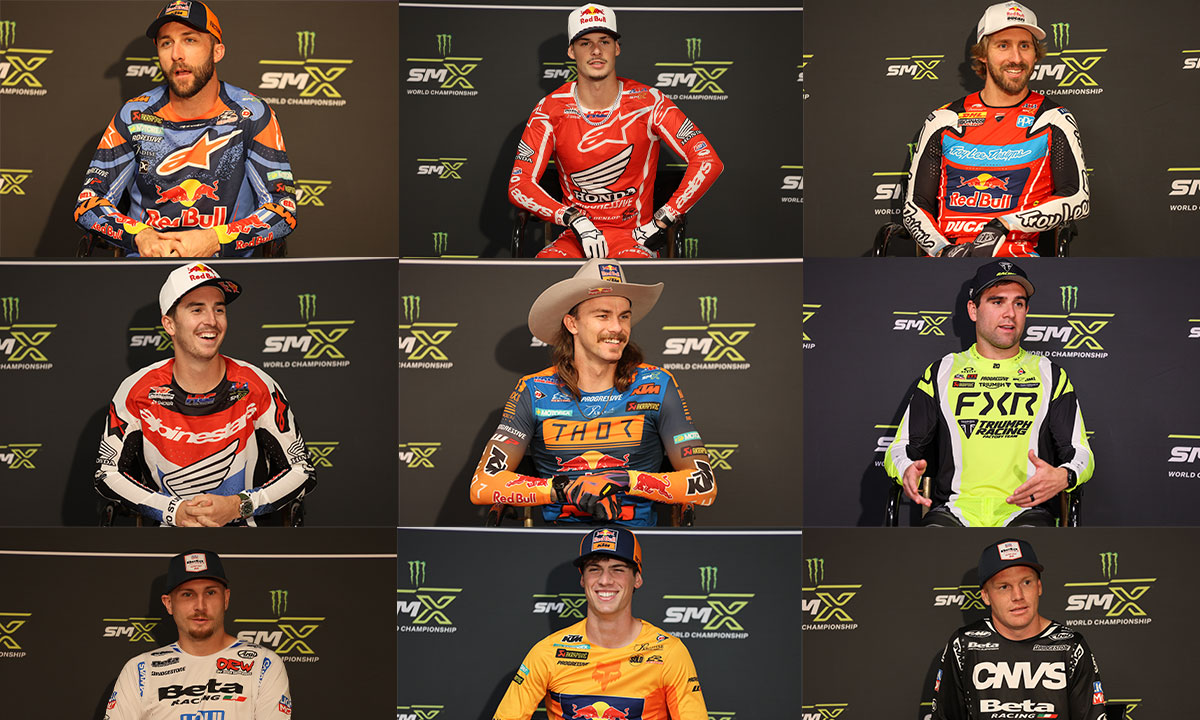 Interviews 450 pré-saison SX US 2026 (Jour 1)