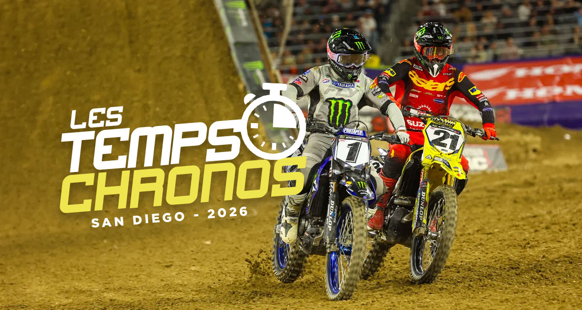 Les temps chronos du SX de San Diego