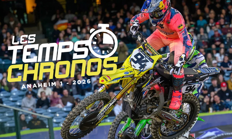 Les temps chronos du SX d'Anaheim 1