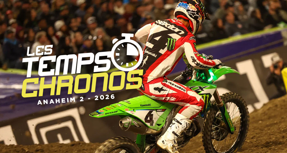 Les temps chronos du SX d'Anaheim 2