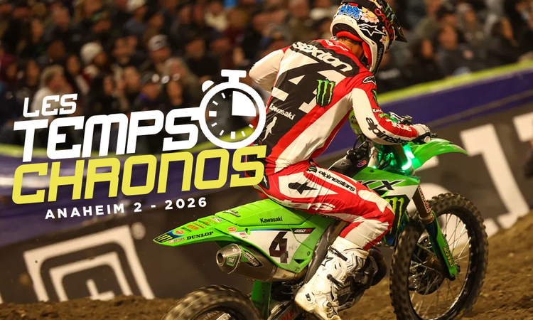 Les temps chronos du SX d'Anaheim 2