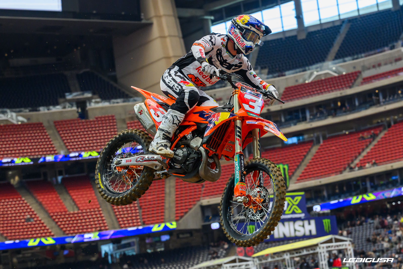 SX Houston : photos essais chronos