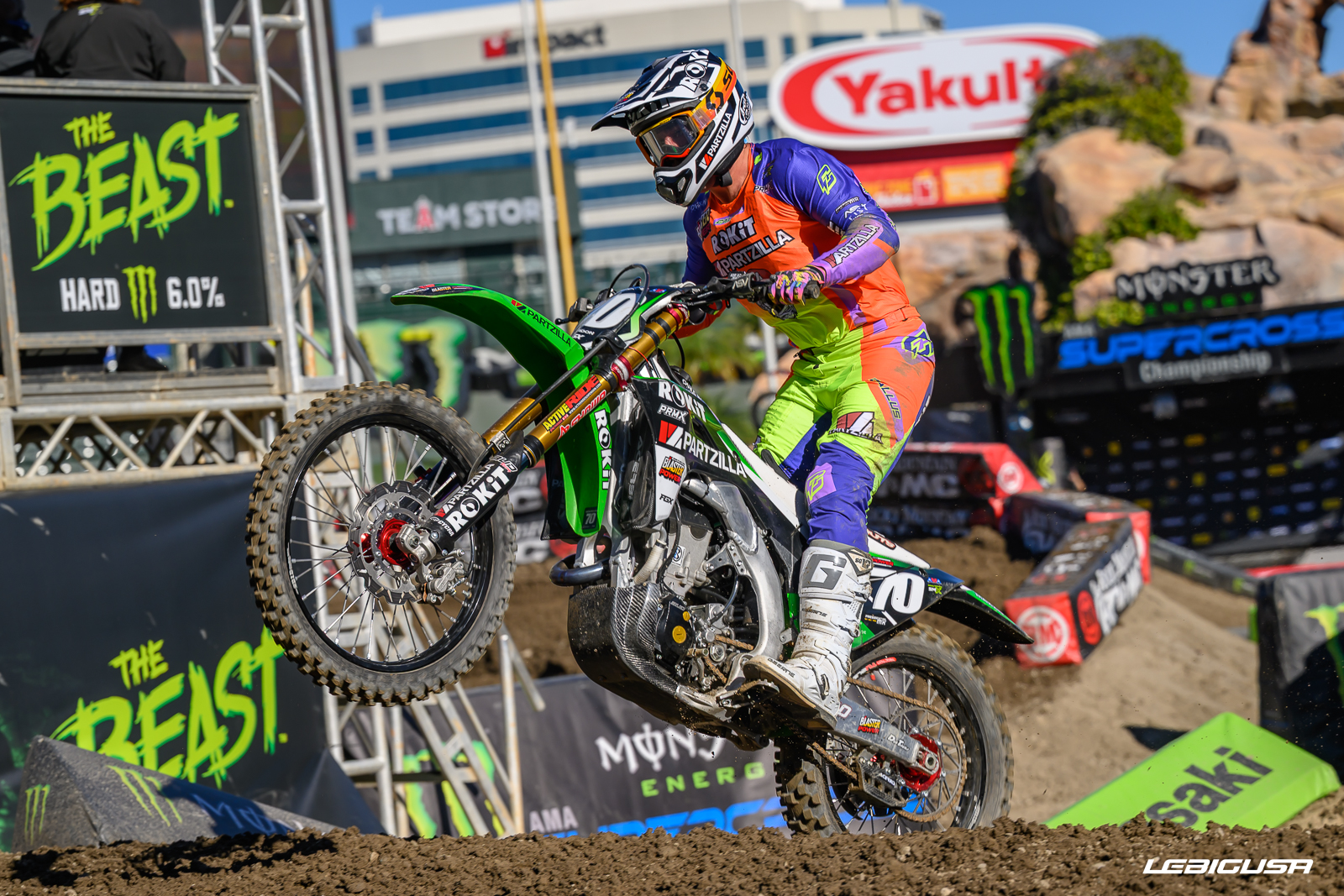 Anthony Bourdon sur la Kawasaki PRMX n°70