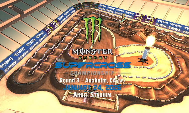 La piste virtuelle du SX d'Anaheim 2