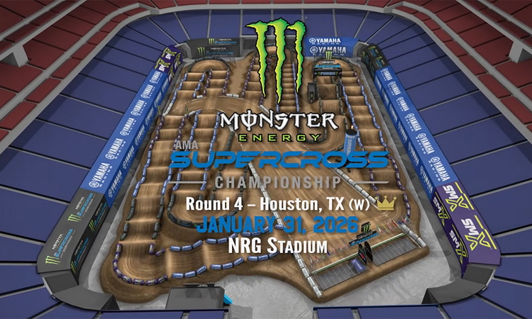 La piste virtuelle du SX de Houston