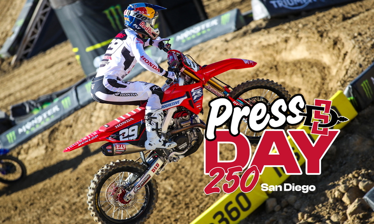Vidéo 250 : Press Day SX San Diego