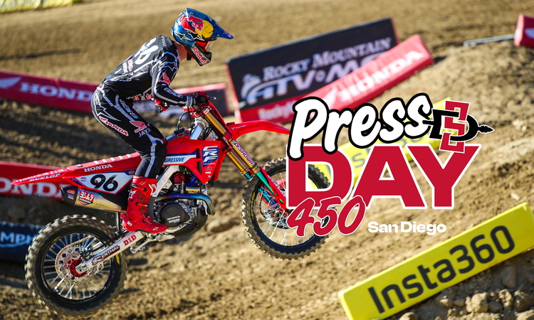 Vidéo 450 : Press Day SX San Diego