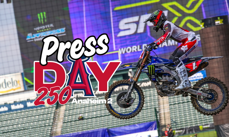 Vidéo 250 : Press Day SX Anaheim 2