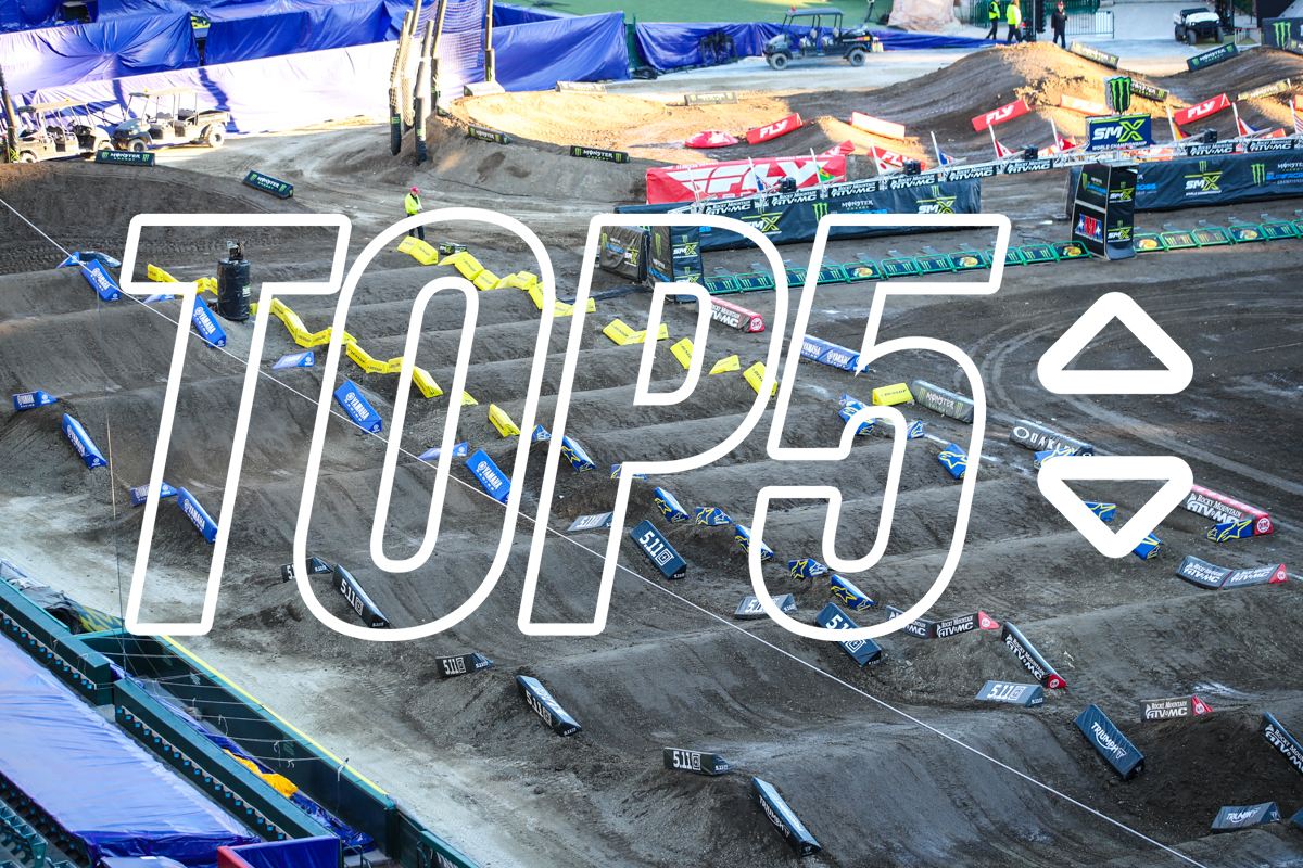 « Hauts et bas » : le Top 5 du SX d'Anaheim 1