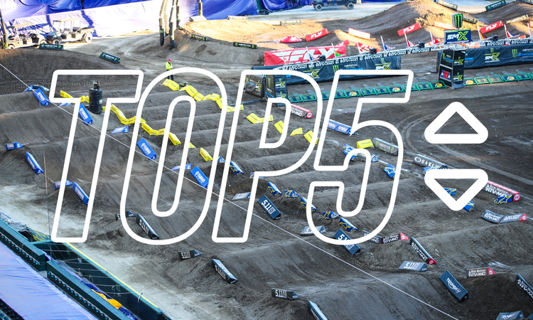 « Hauts et bas » : le Top 5 du SX d'Anaheim 1