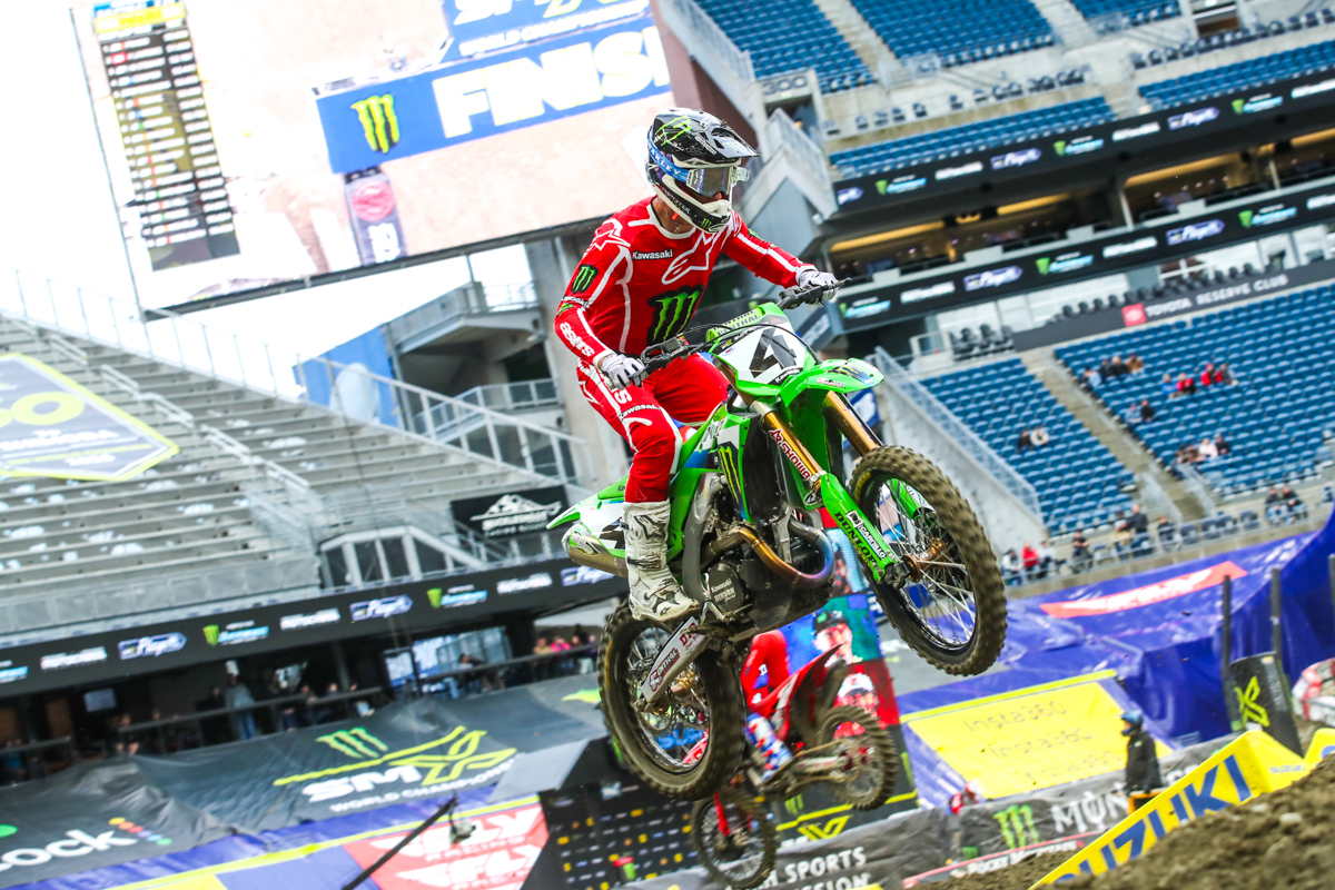 Du rab' de ralenti du SX de Seattle