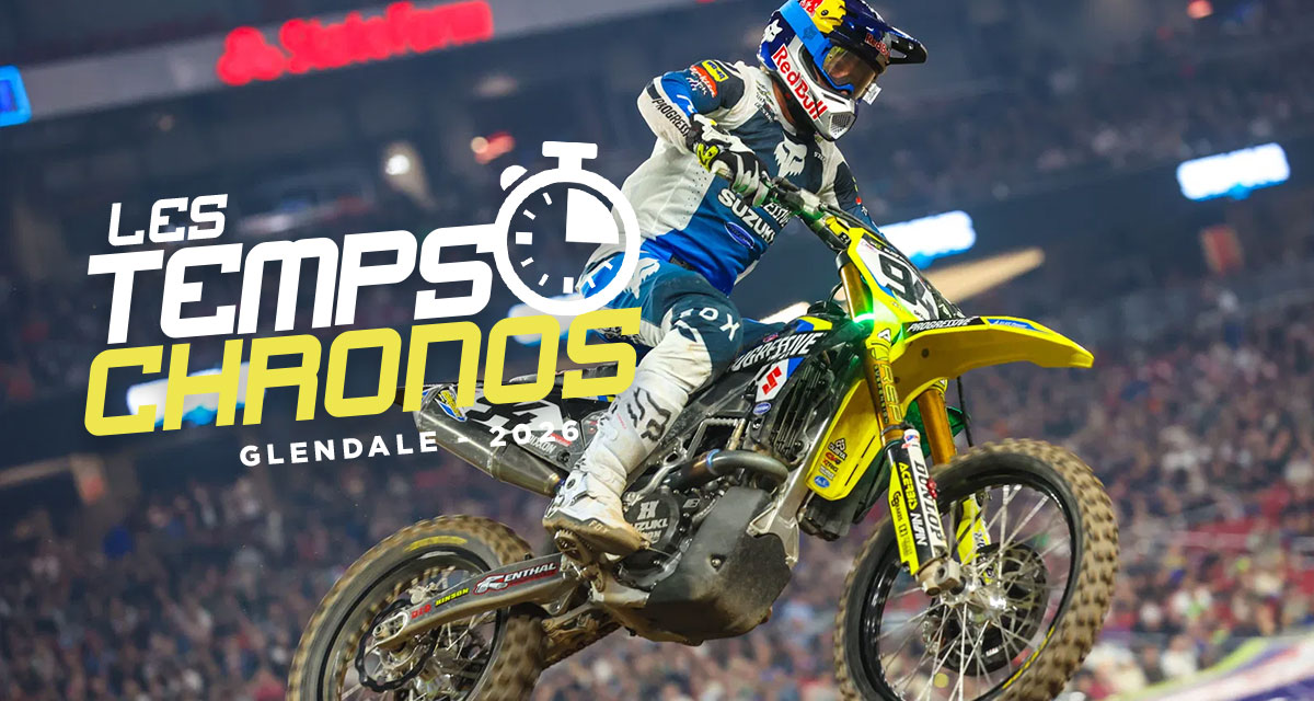 Les temps chronos du SX de Glendale