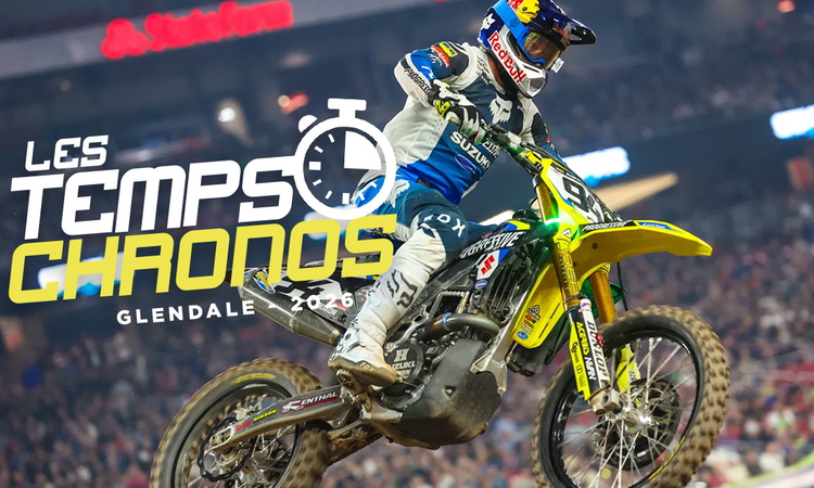 Les temps chronos du SX de Glendale