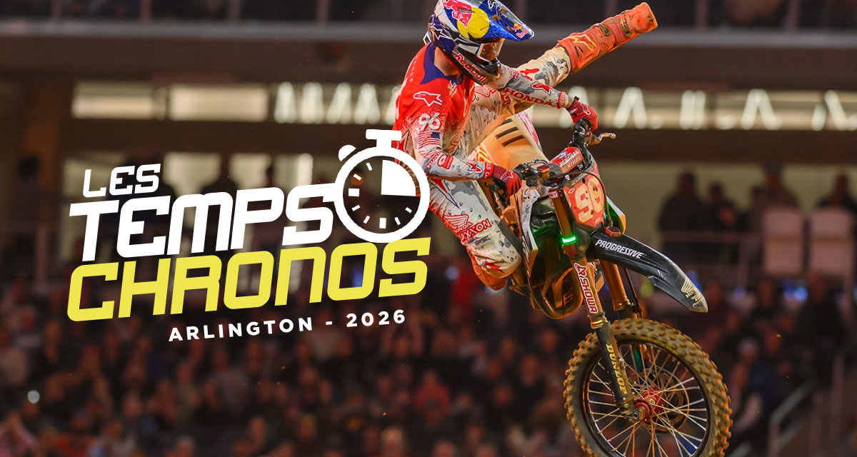 Les temps chronos du SX d'Arlington