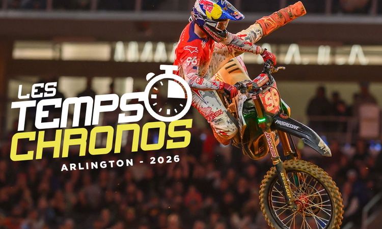 Les temps chronos du SX d'Arlington