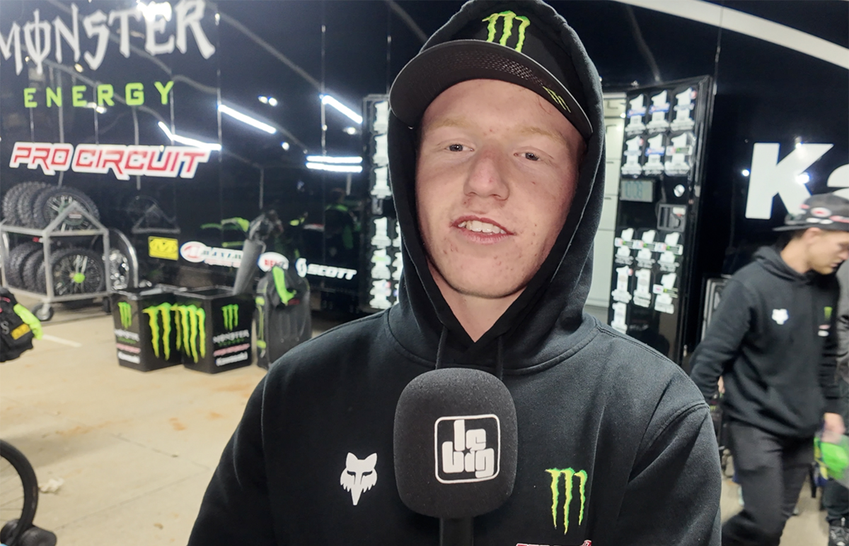 Drew Adams : "C'est seulement mon 4ème SX"
