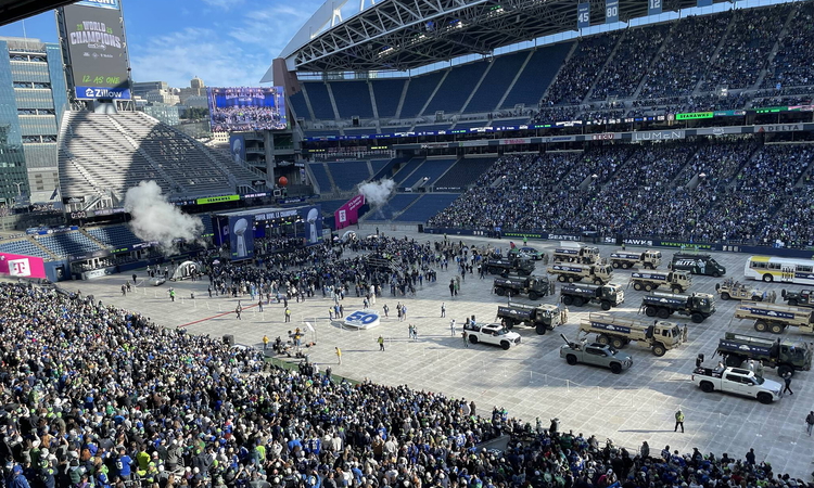 Le Superbowl sur la piste SX de Seatte