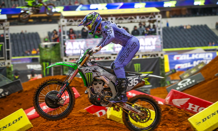 "Jump on-jump off" du SX d'Arlington au ralenti (250)
