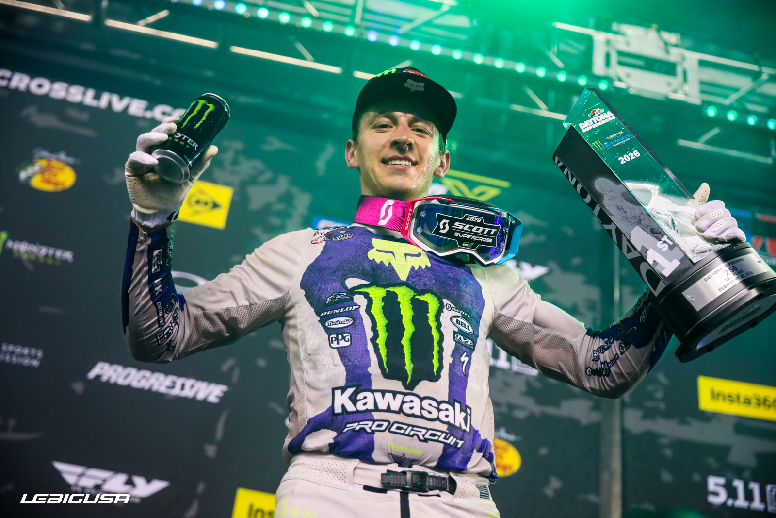 Seth Hammaker décroche la pizza à Daytona