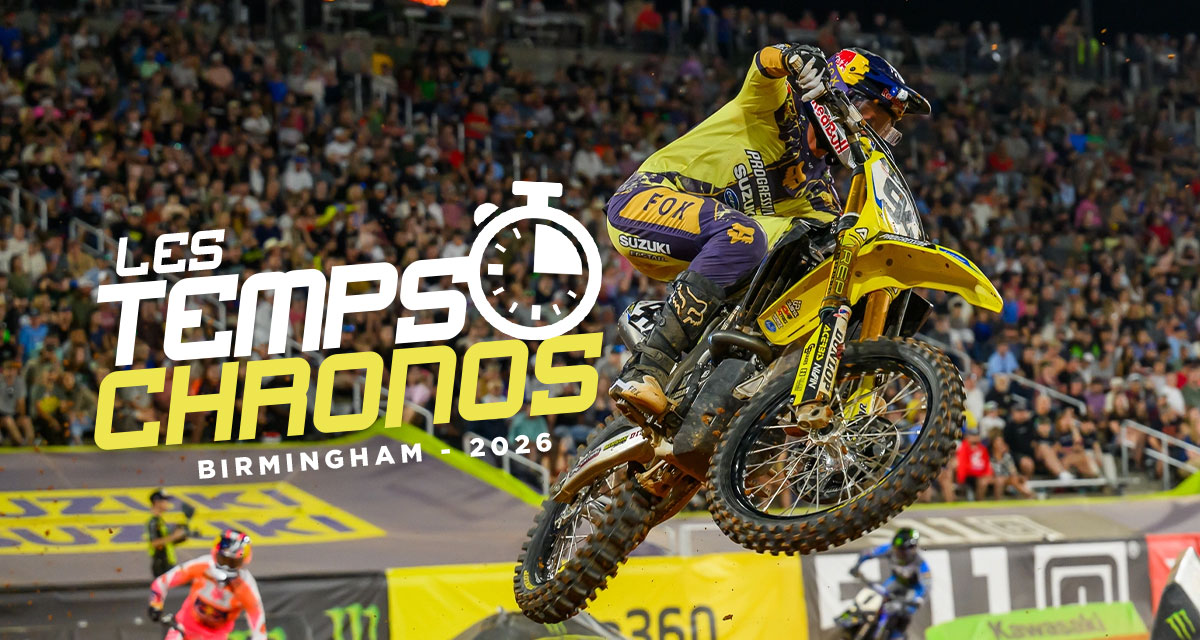 Les temps chronos du SX de Birmingham