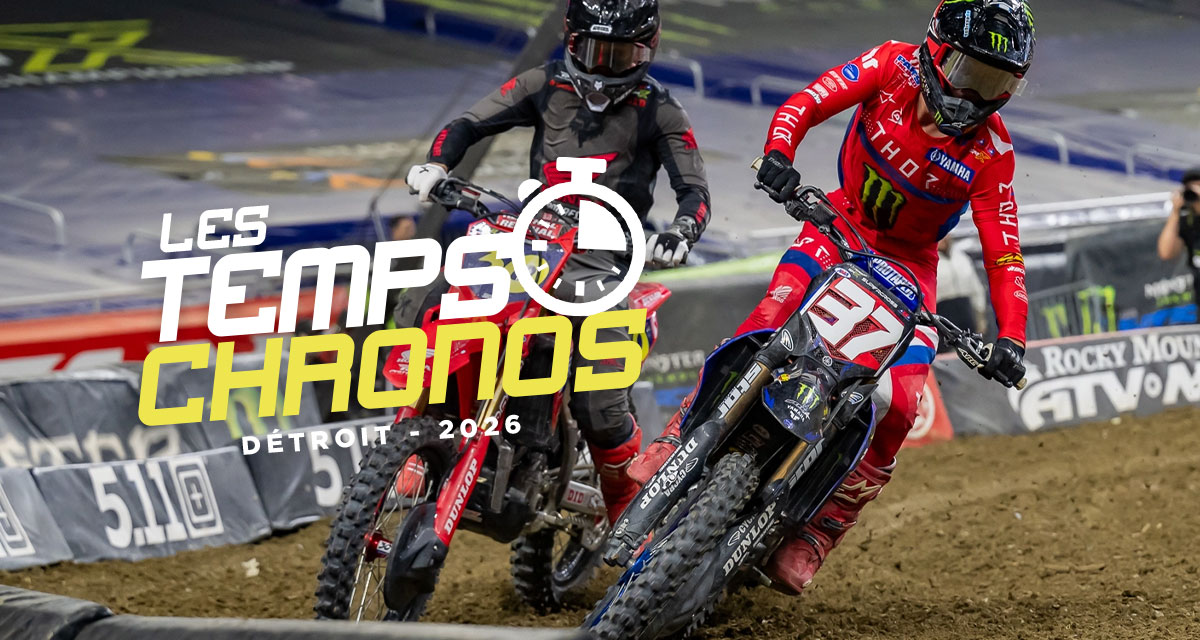 Les temps chronos du SX de Détroit