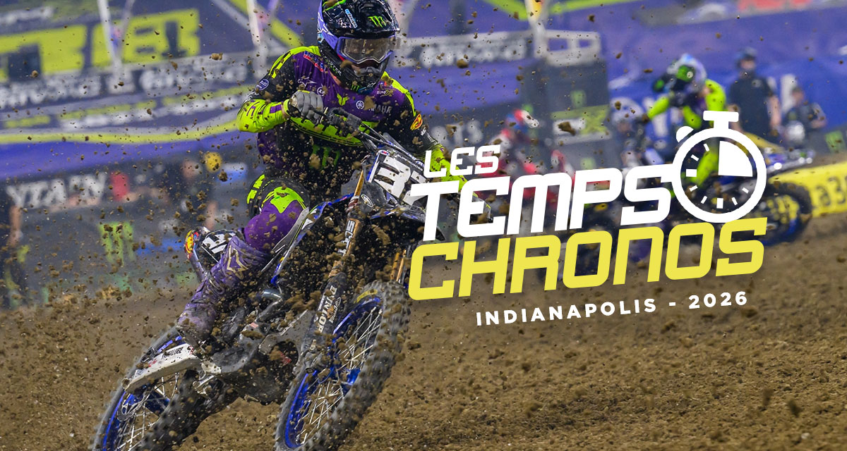 Les temps chronos du SX d'Indianapolis