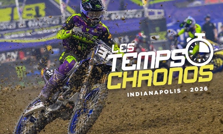 Les temps chronos du SX d'Indianapolis