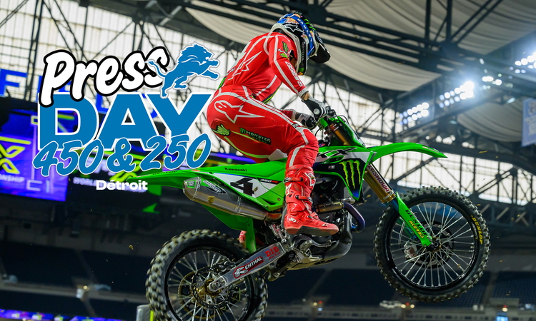 Vidéo 250/450: Press Day SX Détroit