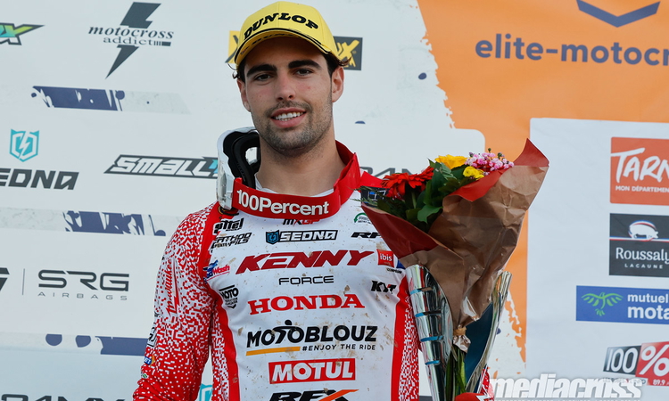 Premier podium de Thibault Benistant en 450