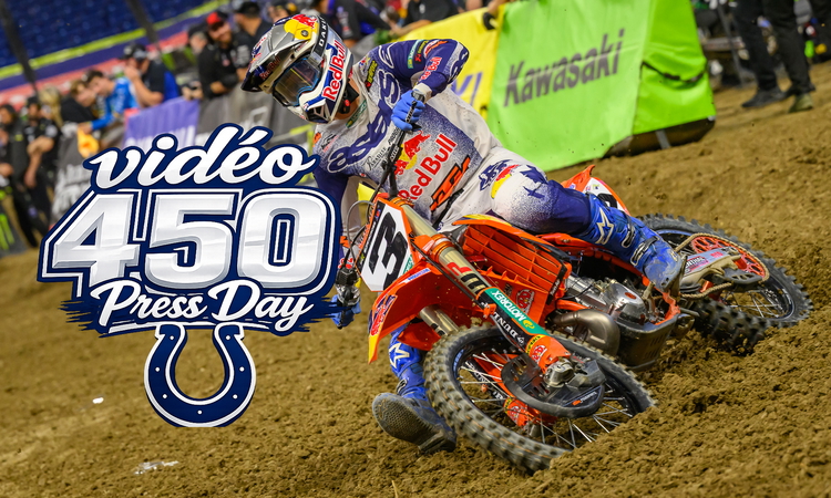 Vidéo 450 : Press Day SX Indianapolis