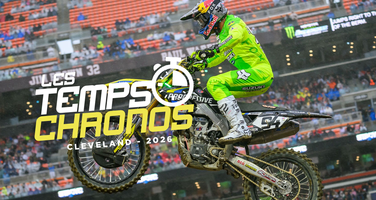 Les temps chronos du SX de Cleveland