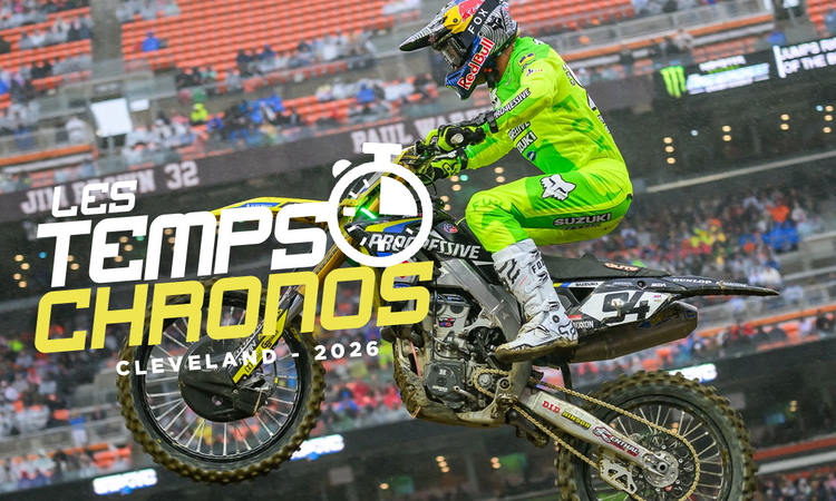 Les temps chronos du SX de Cleveland