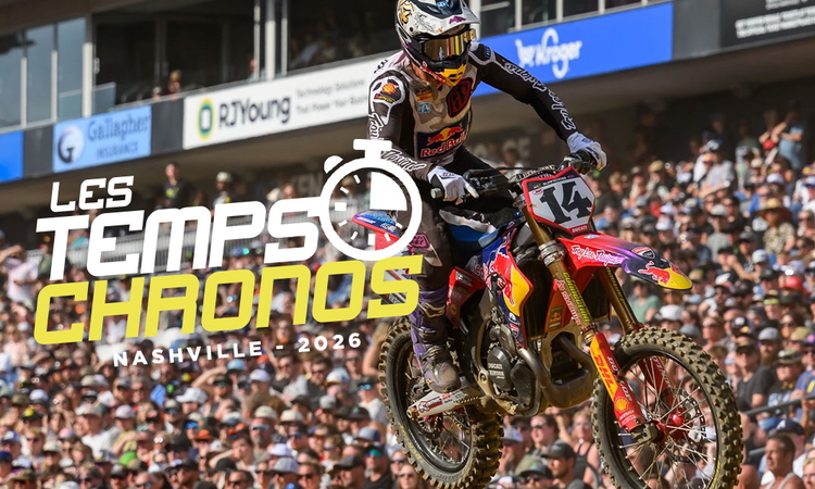 Les temps chronos du SX de Nashville