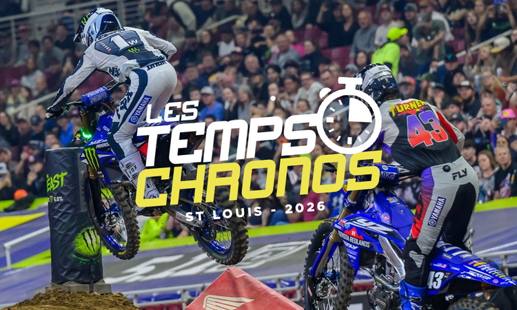 Les temps chronos du SX de St Louis