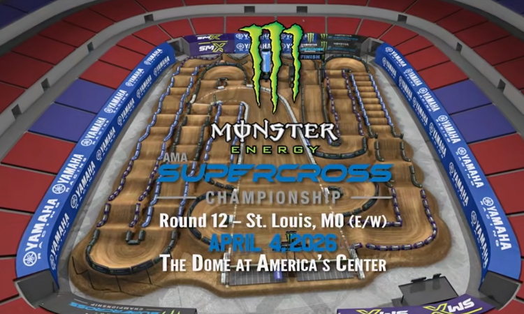 La piste virtuelle du SX de St Louis