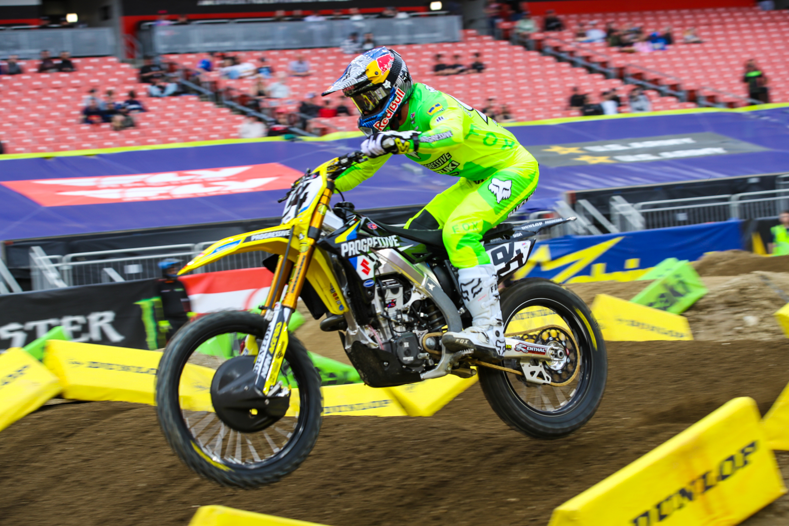 Le SX de Cleveland au ralenti