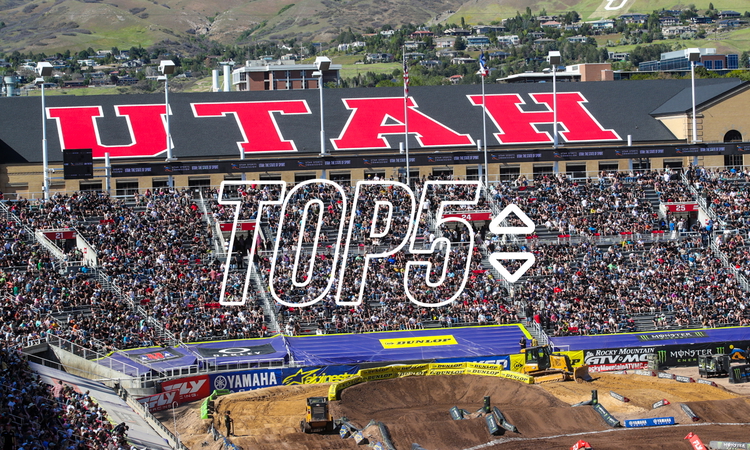« Hauts et bas » : le Top 5 du SX de Salt Lake City