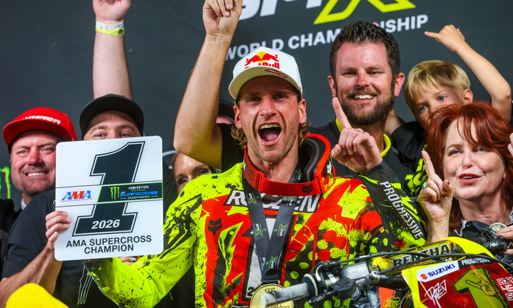 Ken Roczen est Champion 2026 SX US 450